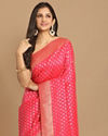 Enchanting Rani Pink Saree image number 1